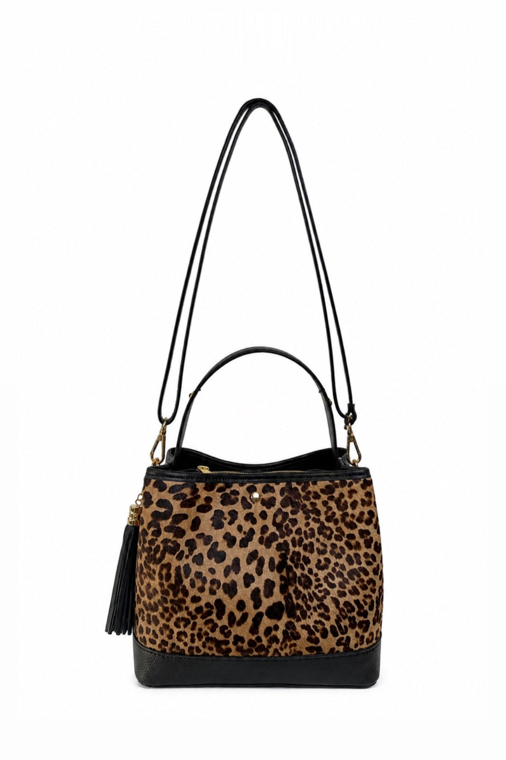 SKÓRZANA TOREBKA LEOPARD PRINT