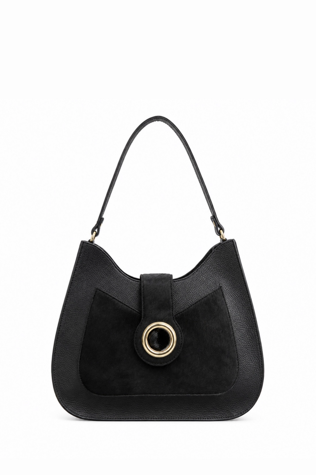 CZARNA SKÓRZANA TOREBKA HOBO
