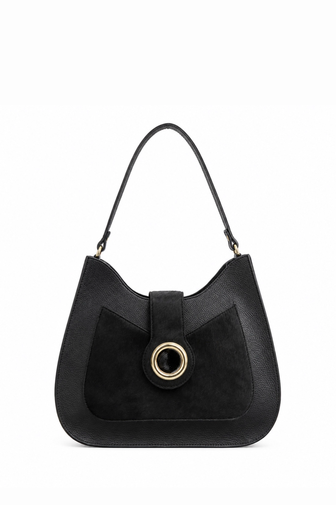 CZARNA SKÓRZANA TOREBKA HOBO