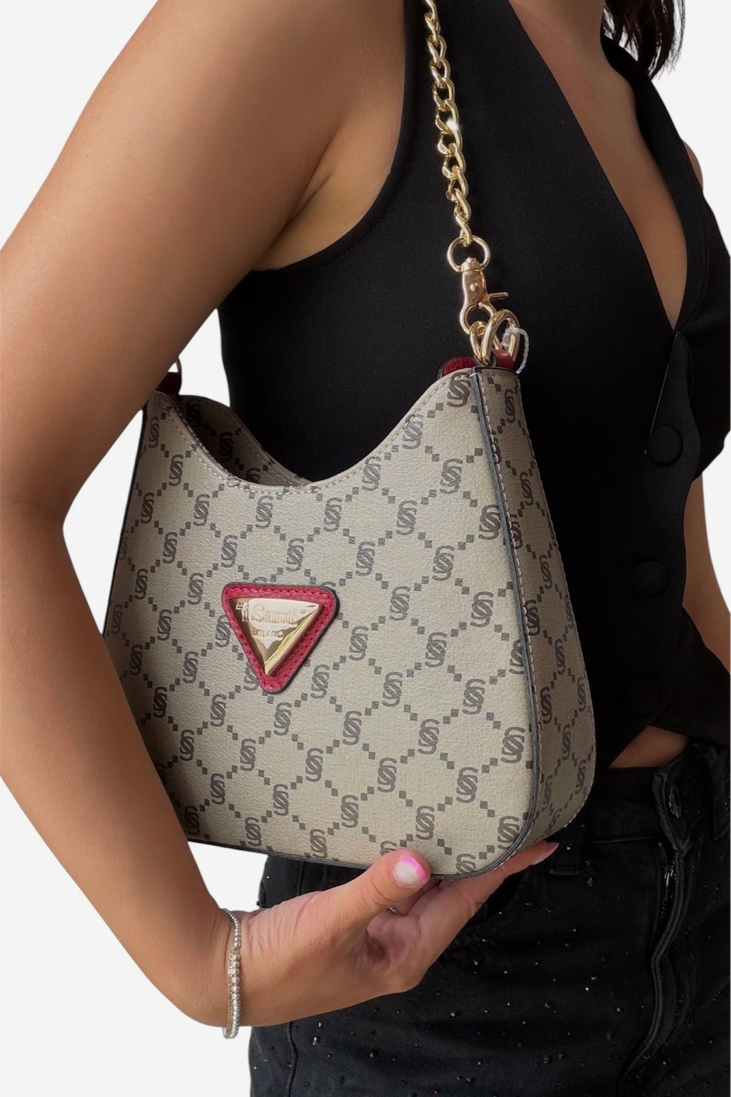 I SANTI TOREBKA HOBO MONOGRAM