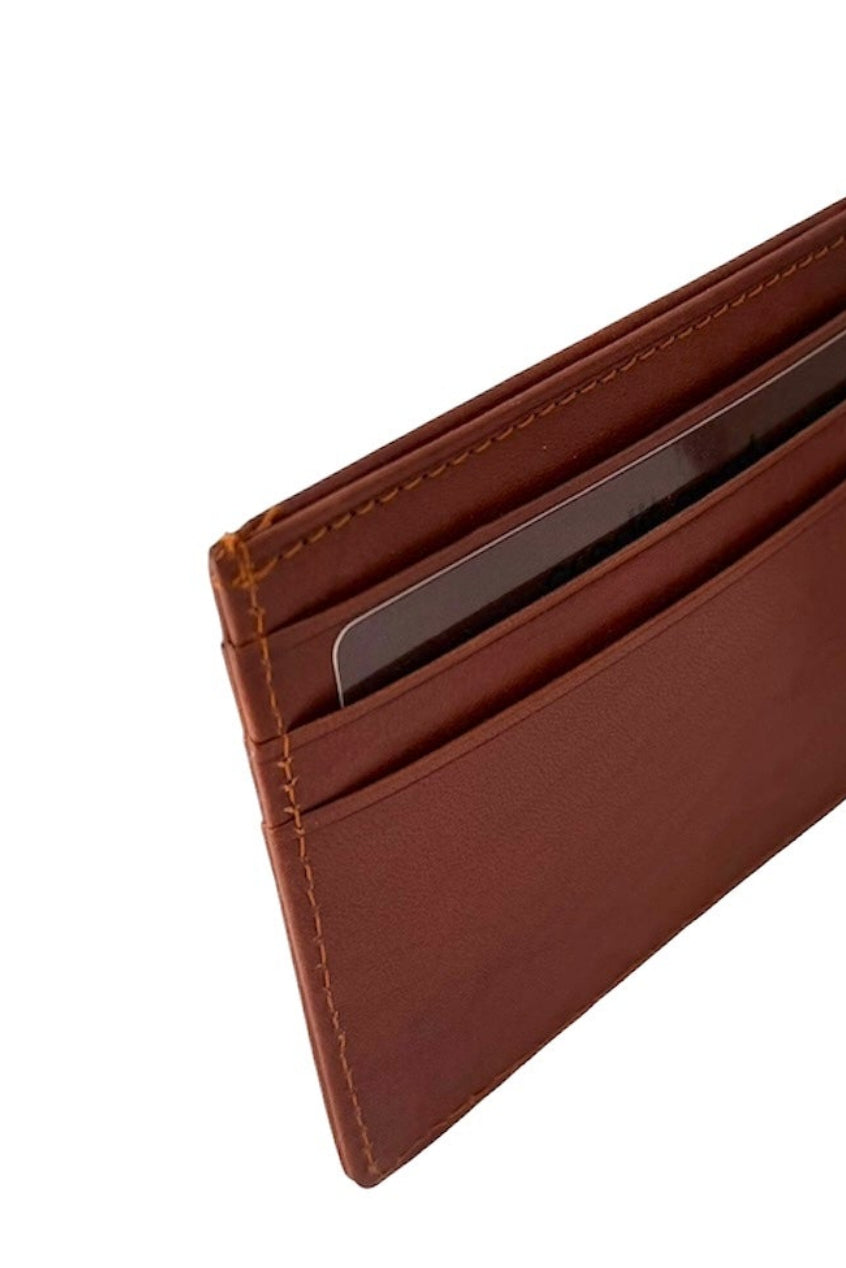 SKÓRZANY CARD HOLDER