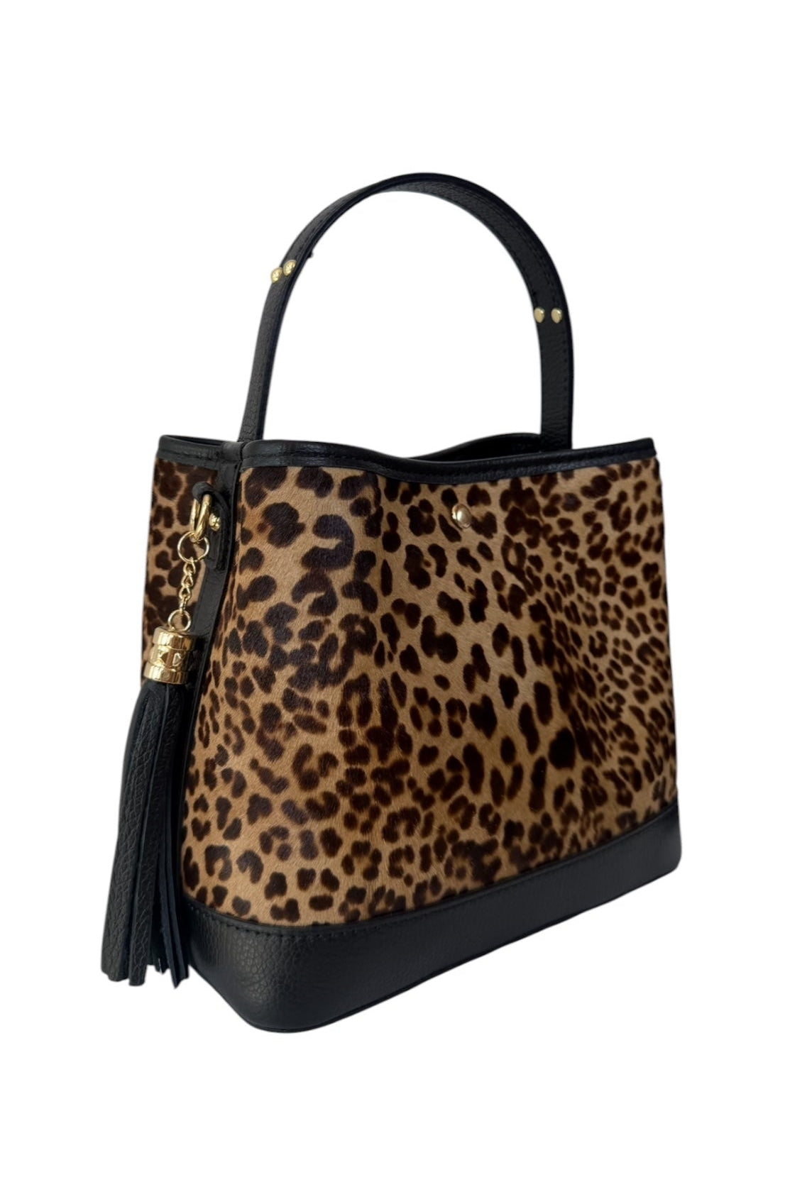 SKÓRZANA TOREBKA LEOPARD PRINT