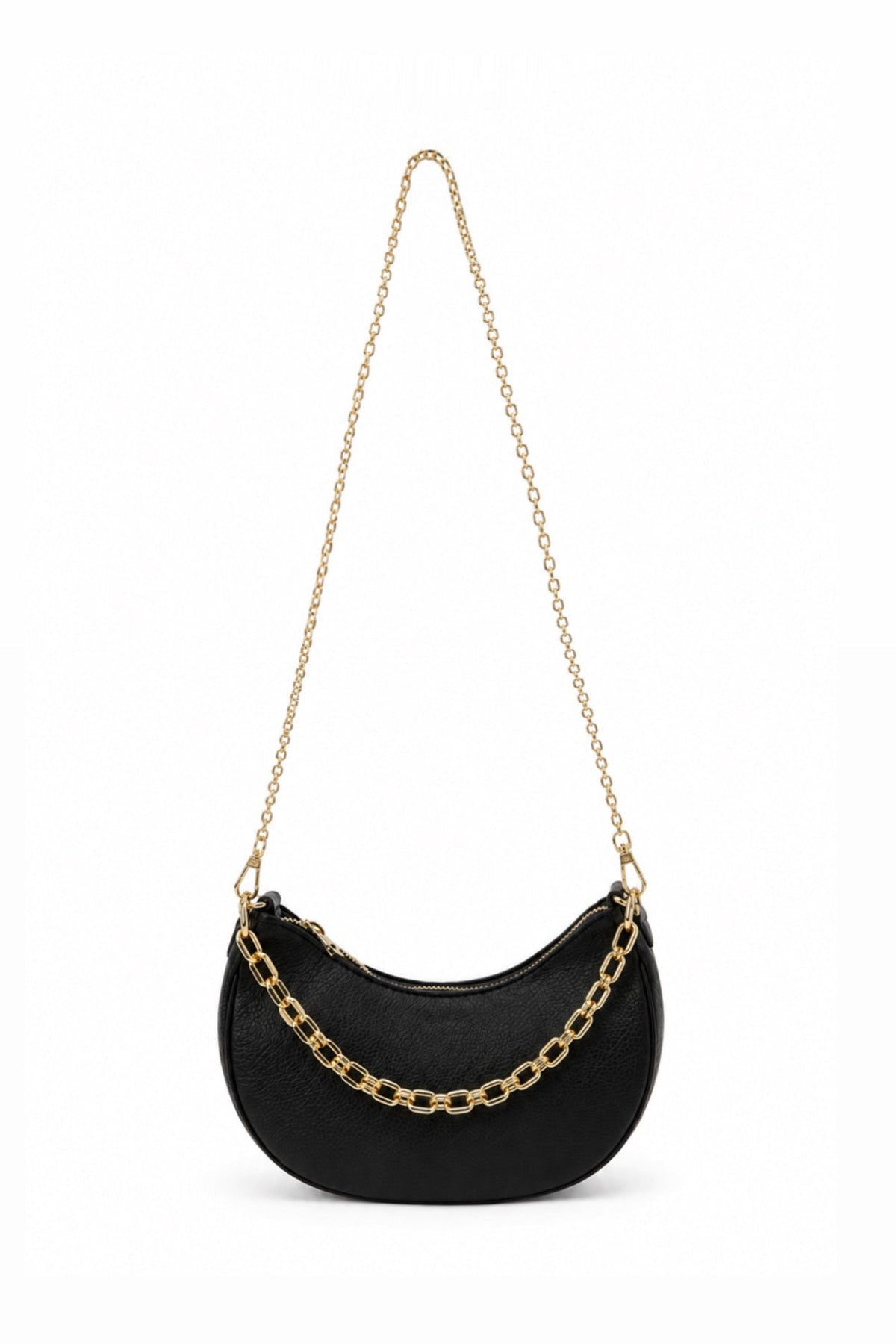DAMSKA CZARNA TOREBKA TYPU HOBO