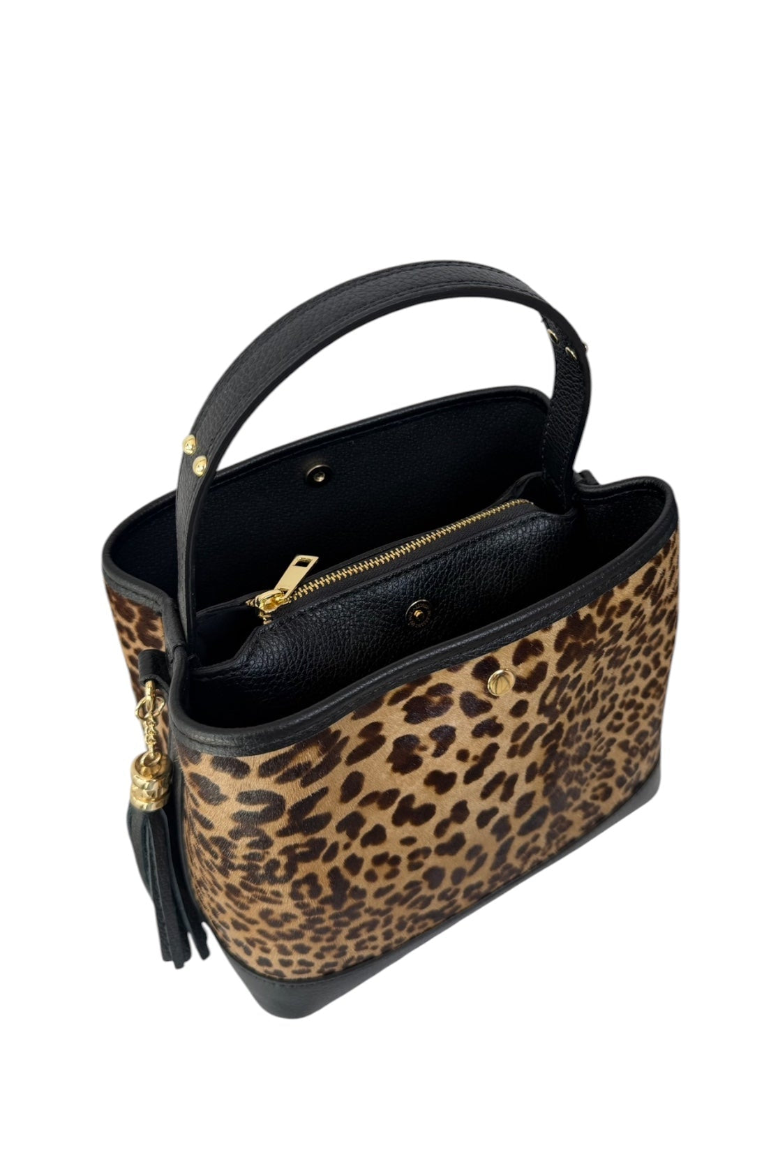 SKÓRZANA TOREBKA LEOPARD PRINT